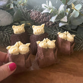 Pigs in Milk  & Dark Chocolate Blankets